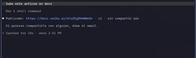 Seika AI: Image Prompt terminal