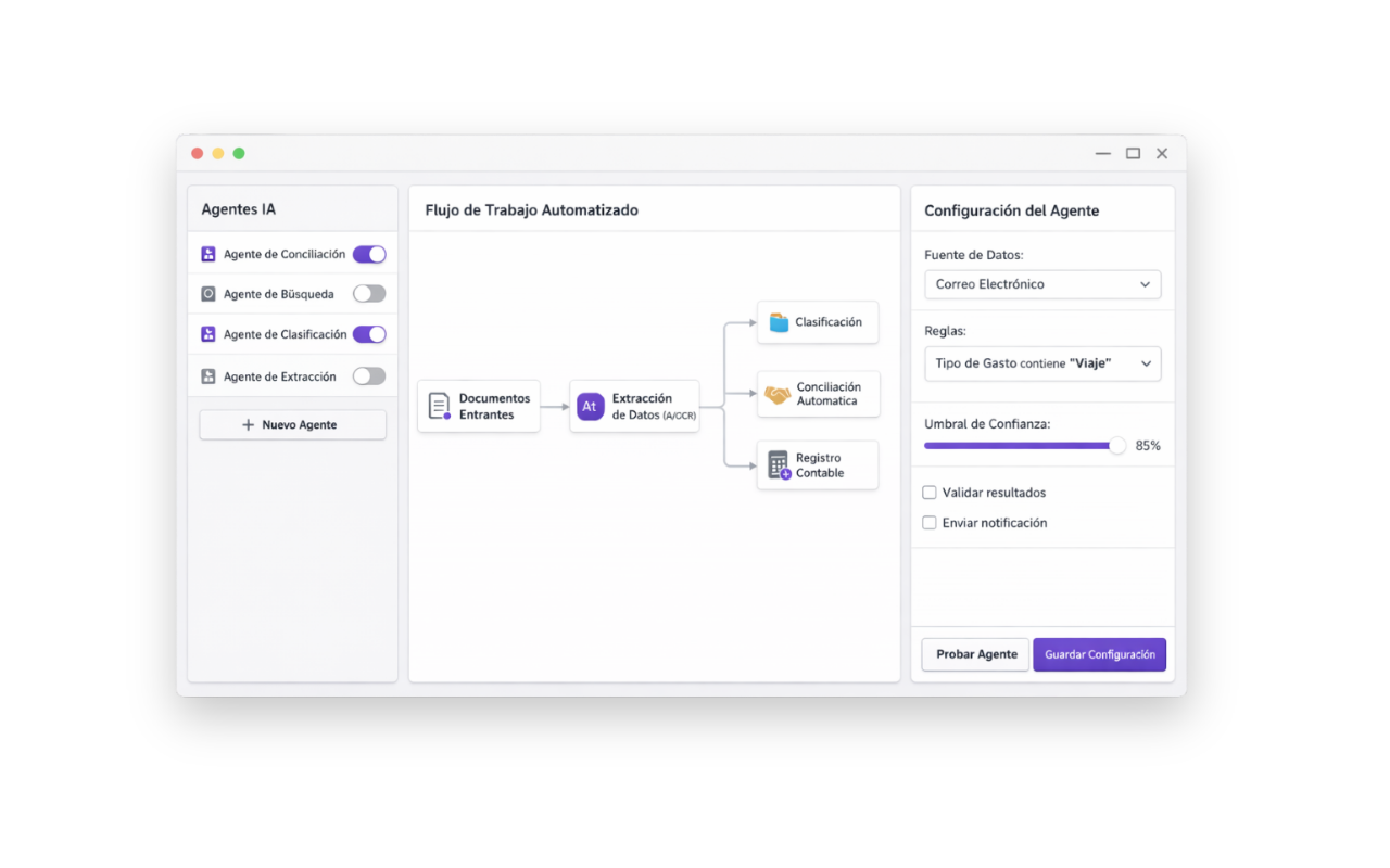 Agentes de IA para Contabilidad