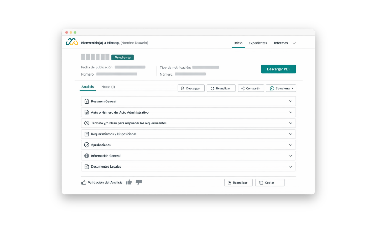 Minapp: Extracción Automática de Expedientes Mineros
